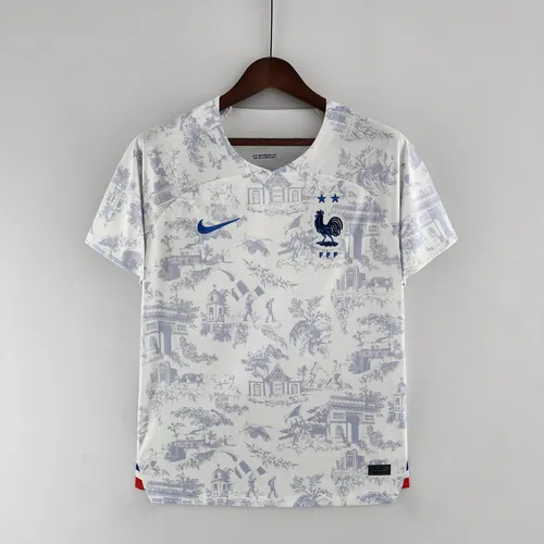 2022 FIFA World Cup France Away Football Shirt White — view 1