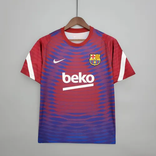 2021-2022 برشلونة بدلة تدريب أحمر وأزرق — view 1