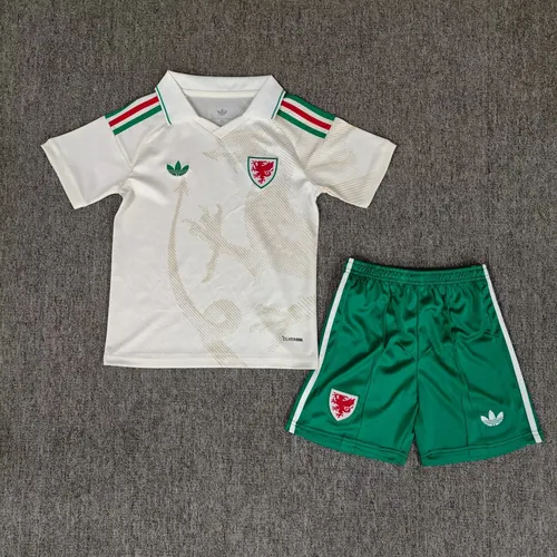 2026 Wales National Team Away Football Jersey 1:1 Thai Quality Kids Size