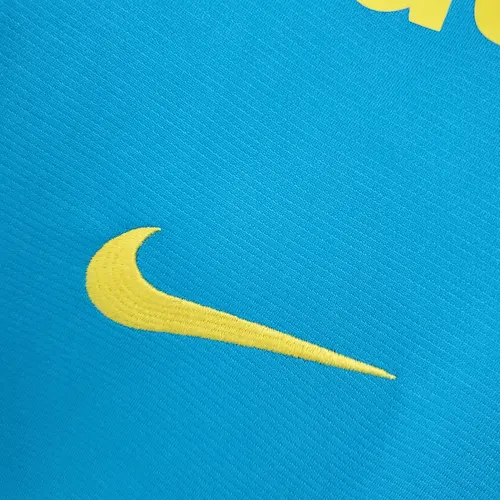 Camisa de Futebol 2021 Brasil Treino Azul Lago — view 4