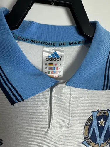1998-1999 レトロ Olympique de Marseille ホーム サッカージャージ タイ品質 — view 3