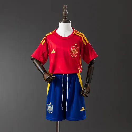 2024 Spain Home Football Shirt AAA fan-grade Kids Size