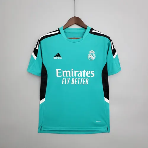 2021/2022 Real Madrid Tenue d'Entraînement Maillot de Football Vert — view 1
