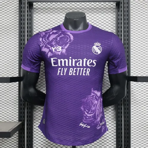 2024/2025 Player Version Real Madrid Y-3 Special Edition Purple Football Shirt AAA fan-grade