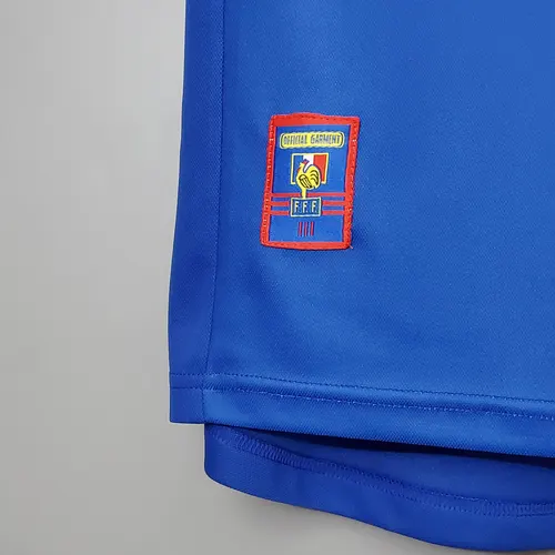 1998 Retro France Home Football Shirt — view 8