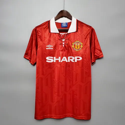 1992/1994 Retro Manchester United Home Football Shirt AAA fan-grade