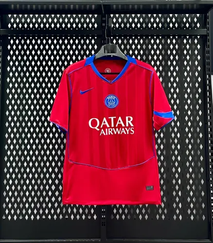 2025/2026 Psg Paris Saint-Germain Third away Red Football Jersey AAA fan-grade
