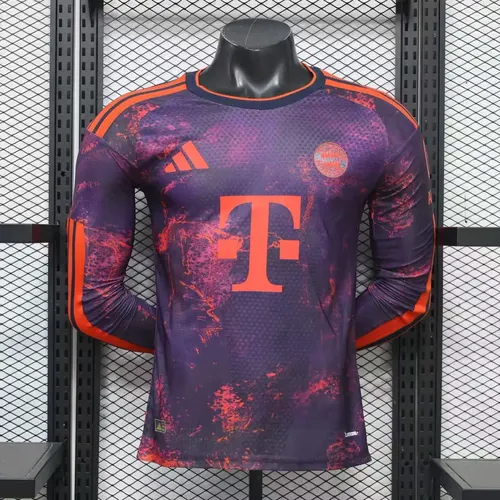 2026/2027 Long Sleeves Player Version Bayern Munich Third Away Football Shirt 1:1 Thai Quality