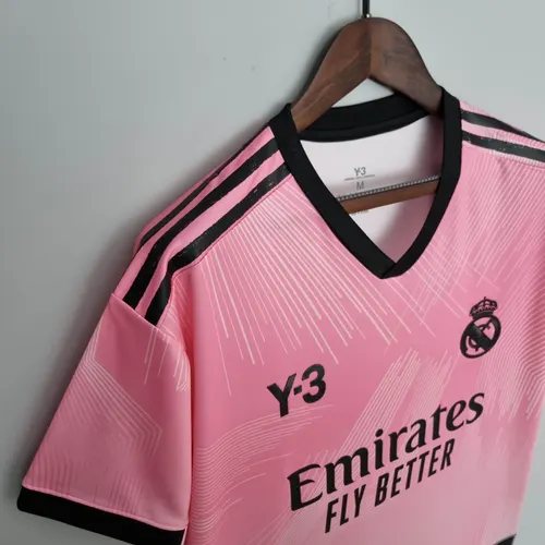 2022 Real Madrid Y-3 Sonderedition Pink Fußballtrikot — view 6