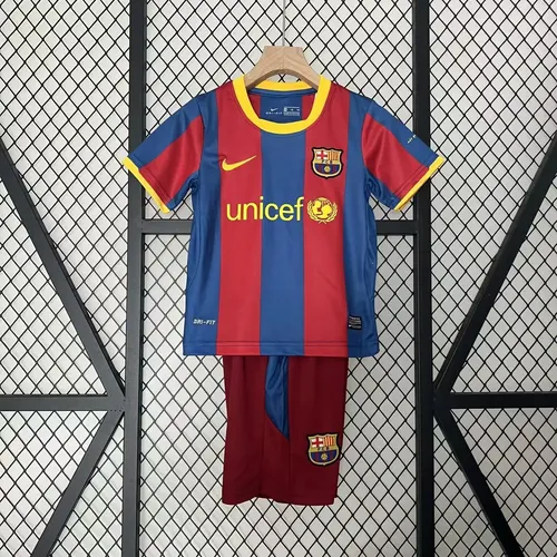 2010/2011 Retro Barcelona Home Football Shirt AAA fan-grade Kids Size