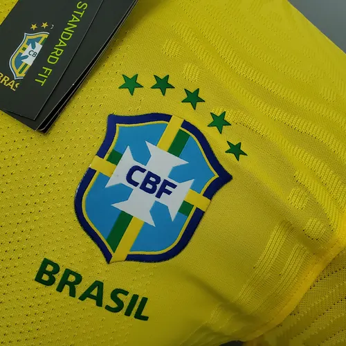 2020 Brazil Soccer Jersey Player Version Home — view 5