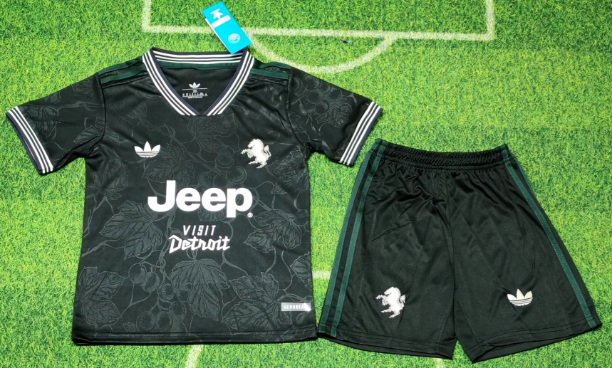 2025/2026 Juventus Third Away Football Jersey AAA fan-grade Kids Size