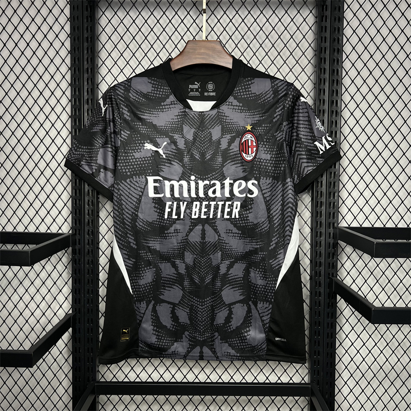 2024/2025 AC Milan Goalkeeper Jersey Black AAA fan-grade