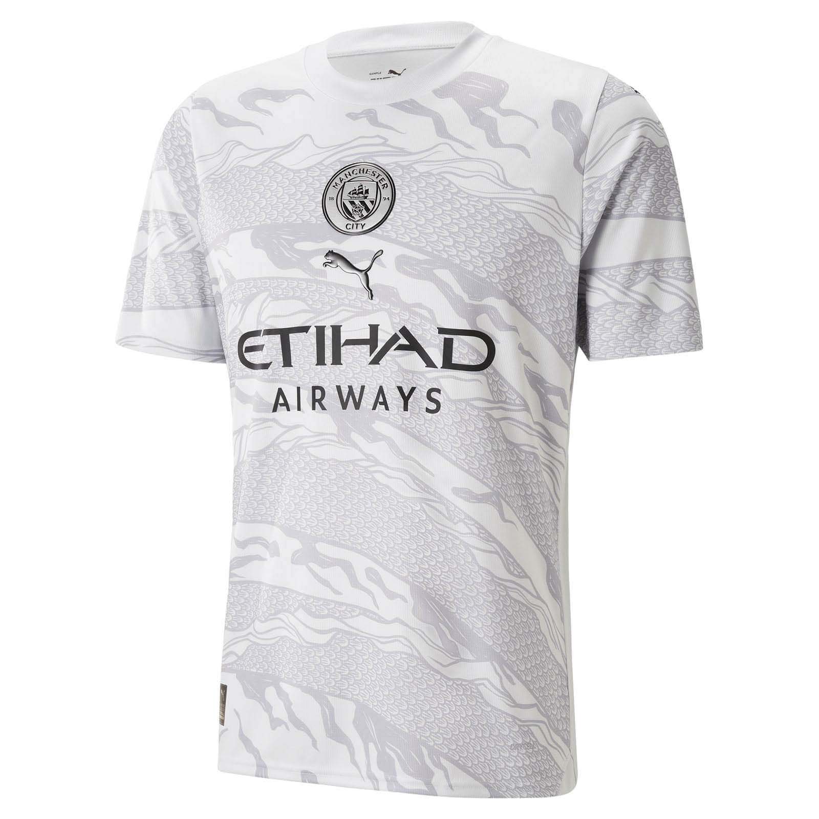 2023/2024 Manchester City Special Edition Grey Football Shirt AAA fan-grade