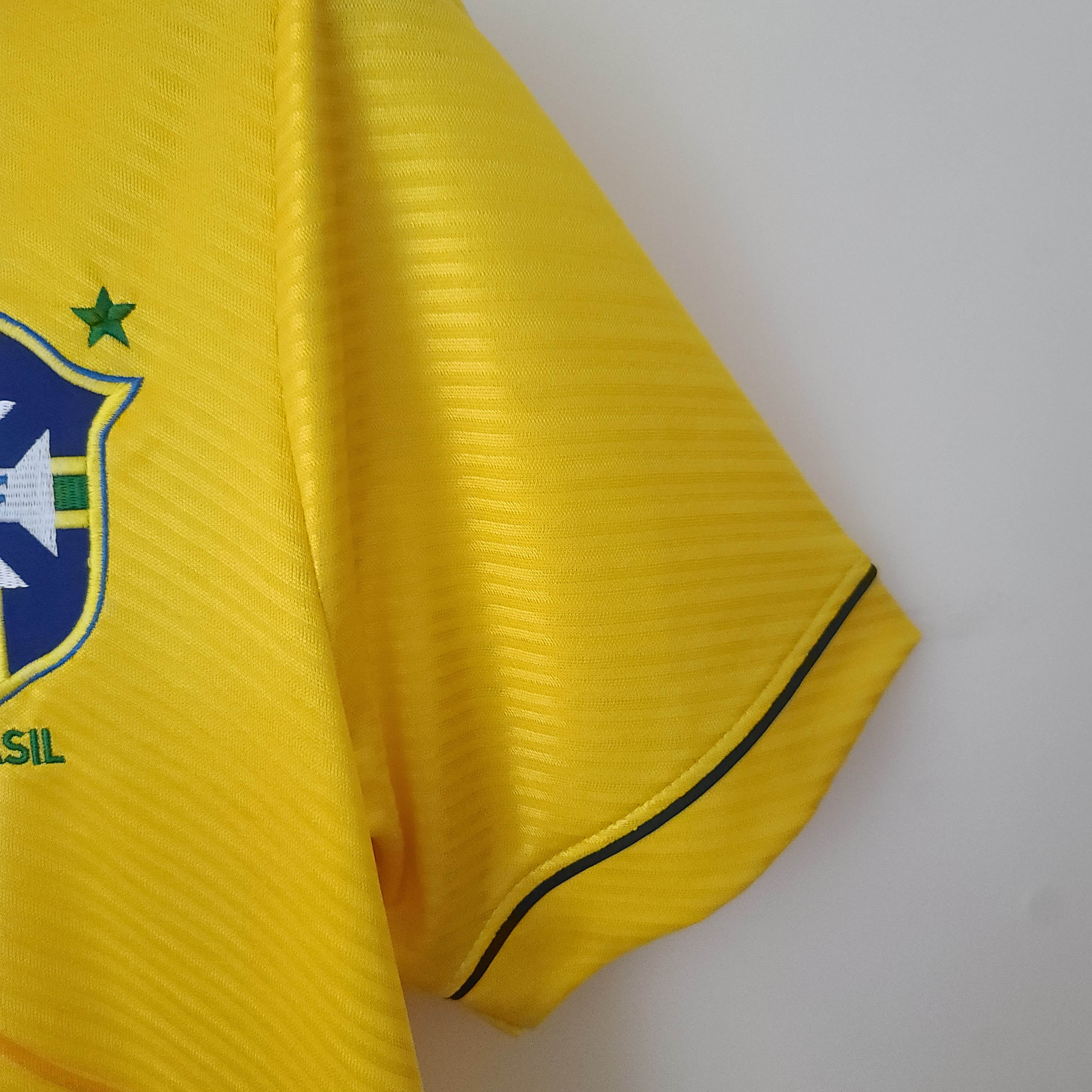 1994 Retro Brazil Home Soccer Jersey — view 8
