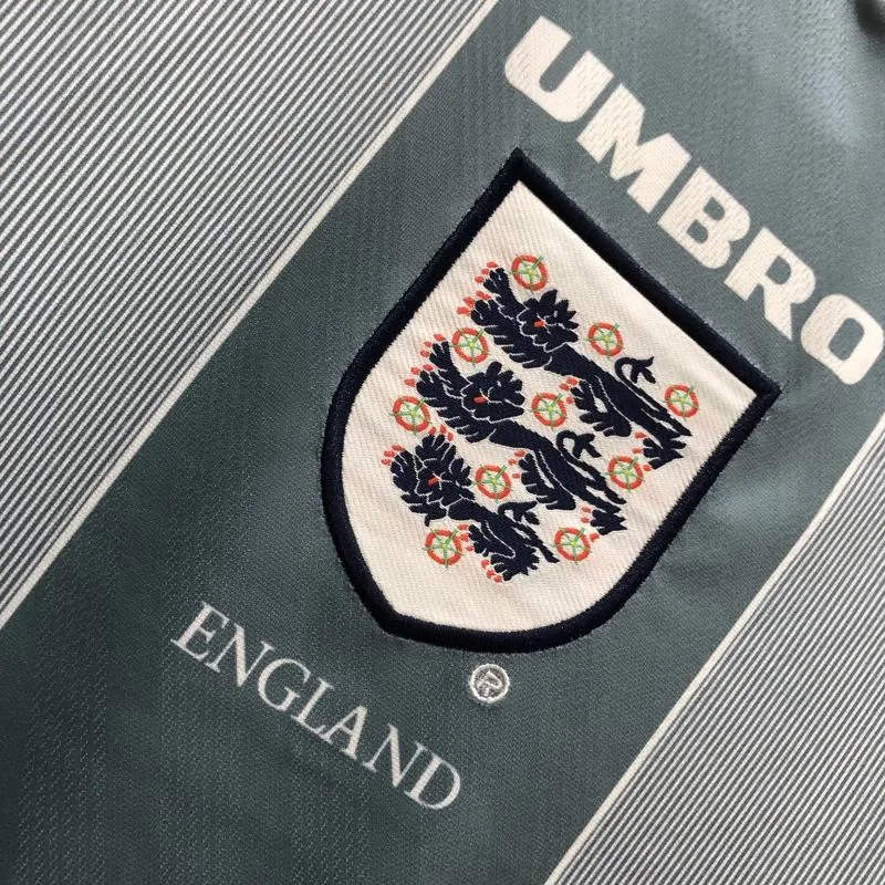 1996 Retro England Away Soccer Jersey — view 5