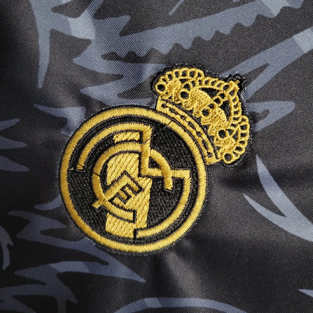 2023/2024 قميص ريال مدريد التنين الصيني أسود — view 5