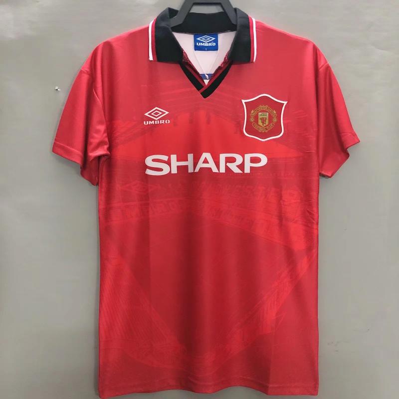1994-1996 Retro Manchester United Home Football Shirt AAA fan-grade