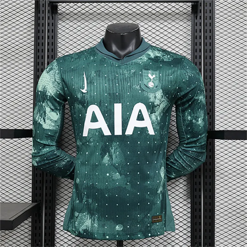 2024/2025 Long Sleeve Tottenham Third Away Player Version Football Shirt AAA fan-grade
