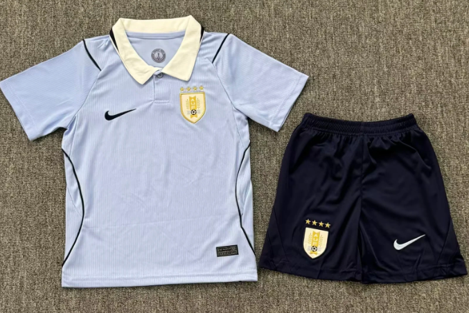 2026 우루과이 국가대표팀 홈 축구 저지 1:1 태국 퀄리티 키즈 사이즈