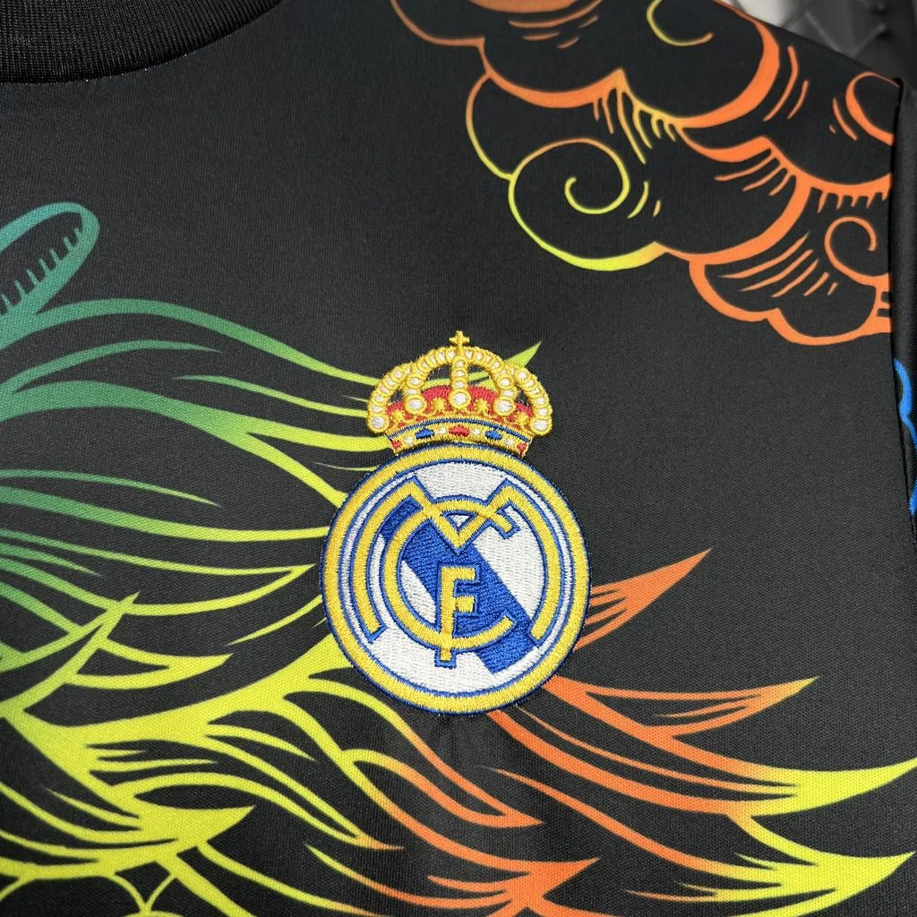 Camiseta Edición Especial Real Madrid Cailong Negra 2024/2025 — view 6