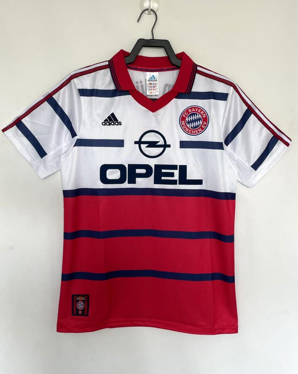 1998/2000 Retro Bayern Munich Away Football Jersey AAA fan-grade