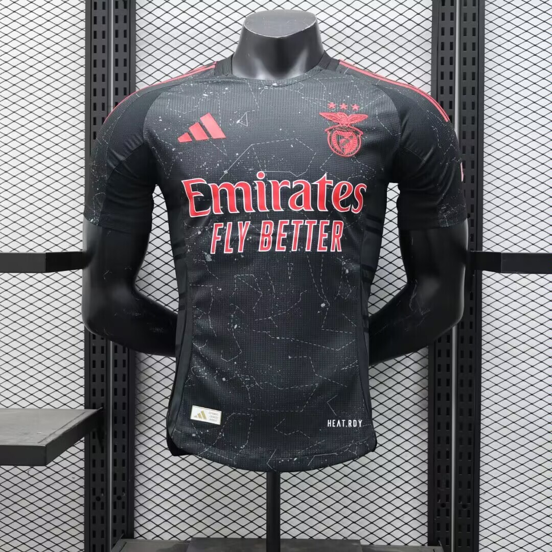 2024/2025 Camiseta de Fútbol Suplente Versión Jugador Benfica Calidad Tailandesa