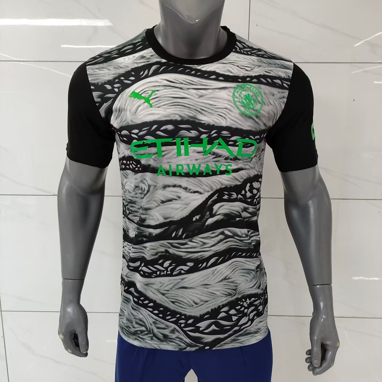 2025/2026 Player Version Manchester City Black And Gray Concept Version Football Jersey AAA fan-grade