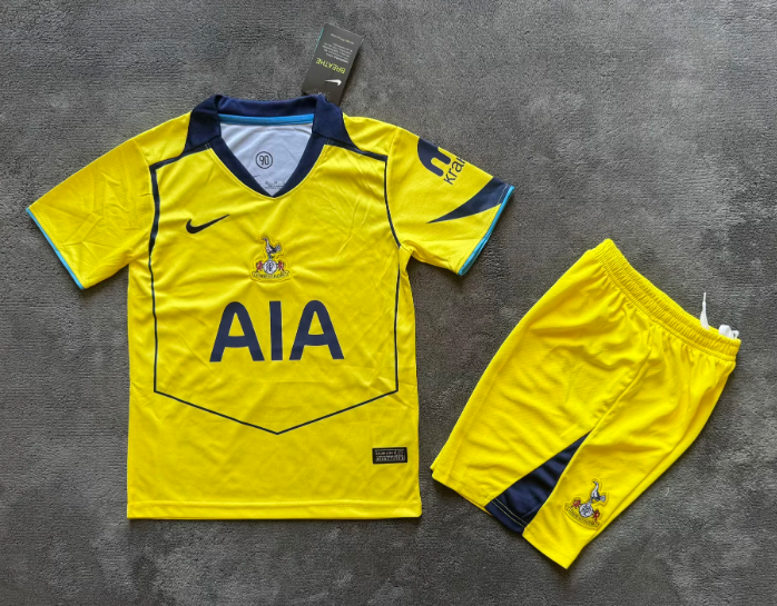 Camiseta de fútbol Tercera Equipación Visitante Tottenham 2025/2026 Calidad Thai Talla Infantil
