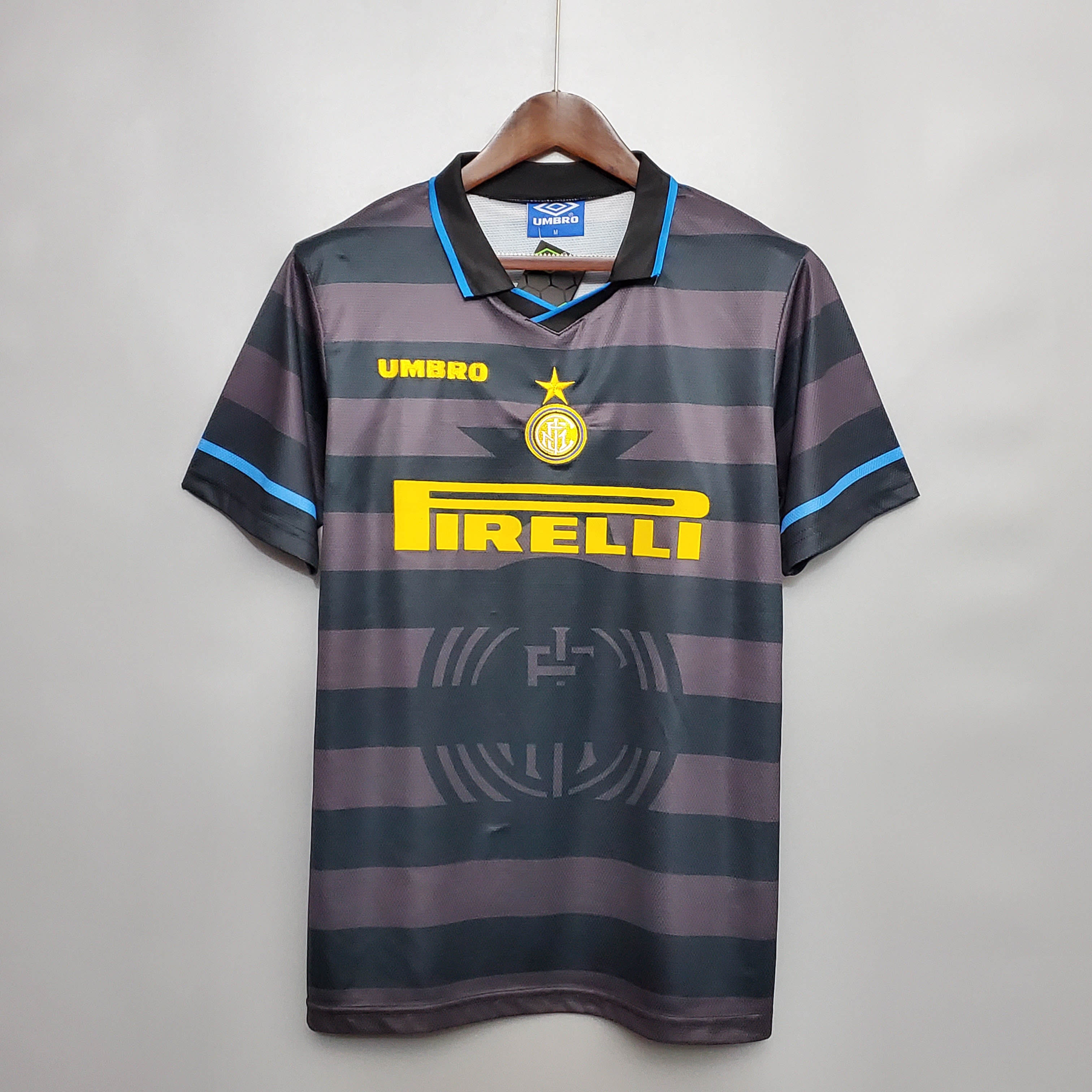 1997/1998 Retro Camiseta Tercera Visitante Inter Milan Calidad Tailandesa