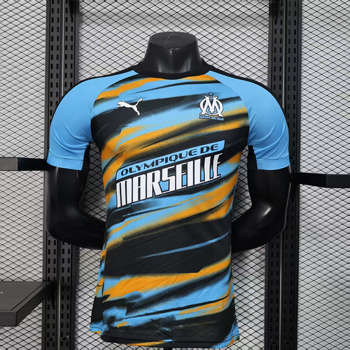 2025/2026 Player Version Olympique de Marseille Training Suit 01 Football Jersey AAA fan-grade