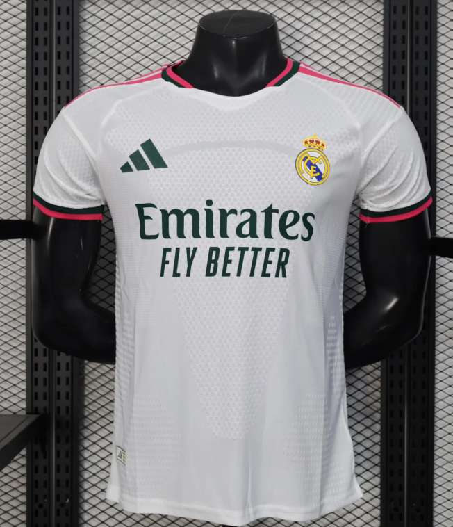 2026/2027 Player Version Real Madrid Home Football Jersey AAA fan-grade