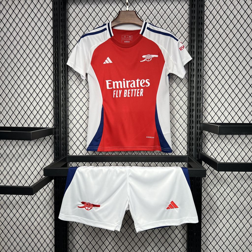 2024/2025 Arsenal Home Football Shirt AAA fan-grade Kids Size