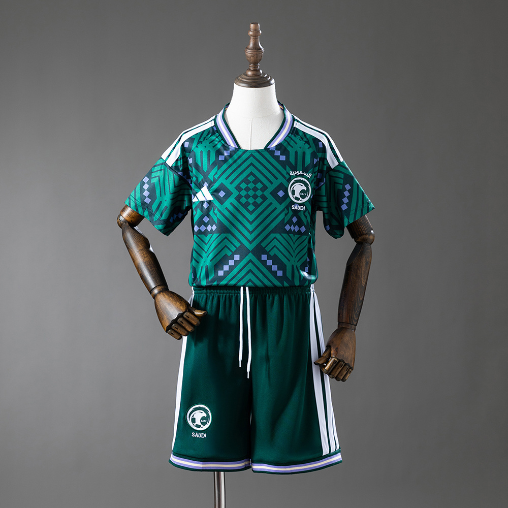 2026 Saudi Arabia National Team Home Football Shirt AAA fan-grade Kids Size