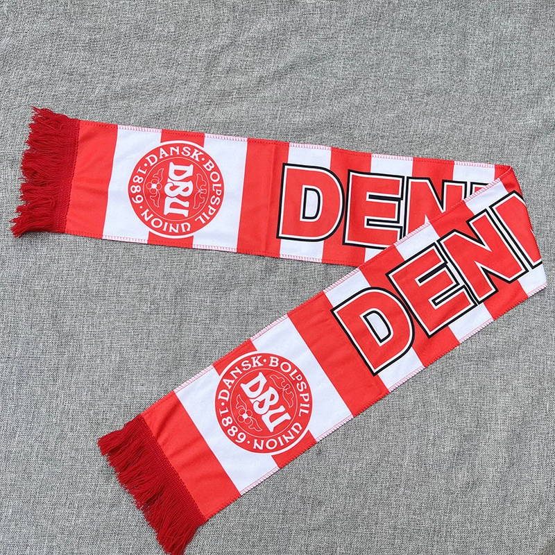 2026 World Cup Denmark Fan Soccer Scarf