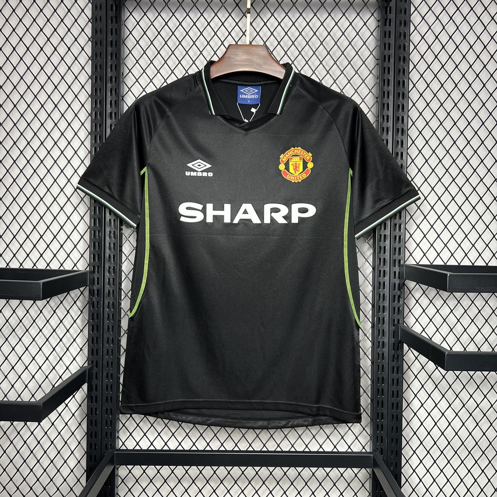 1998/1999 Retro Manchester United Third Away Football Shirt AAA fan-grade