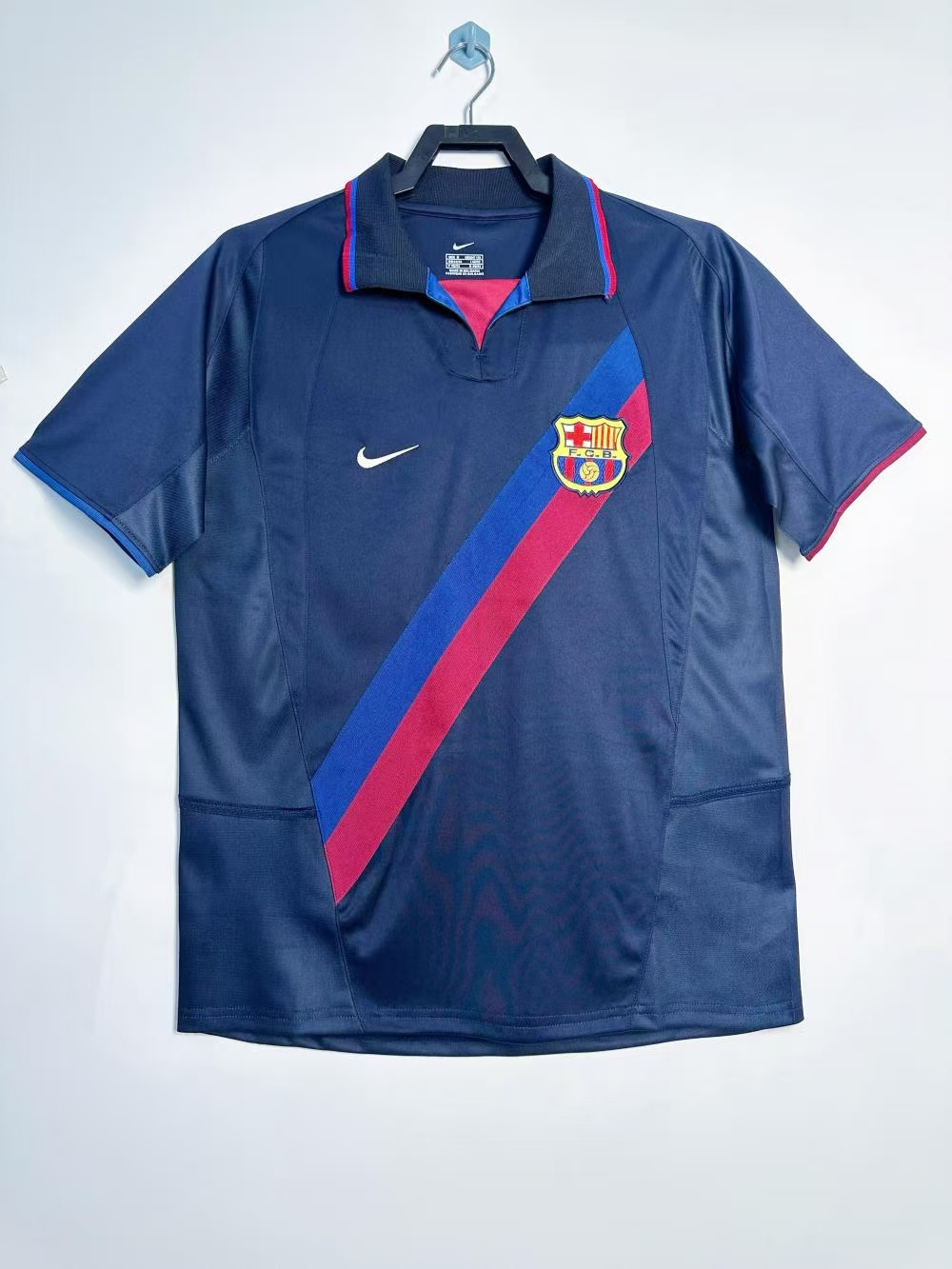 2002-2003 Retro Barcelona Drittauswärts Fußballtrikot Thai-Qualität