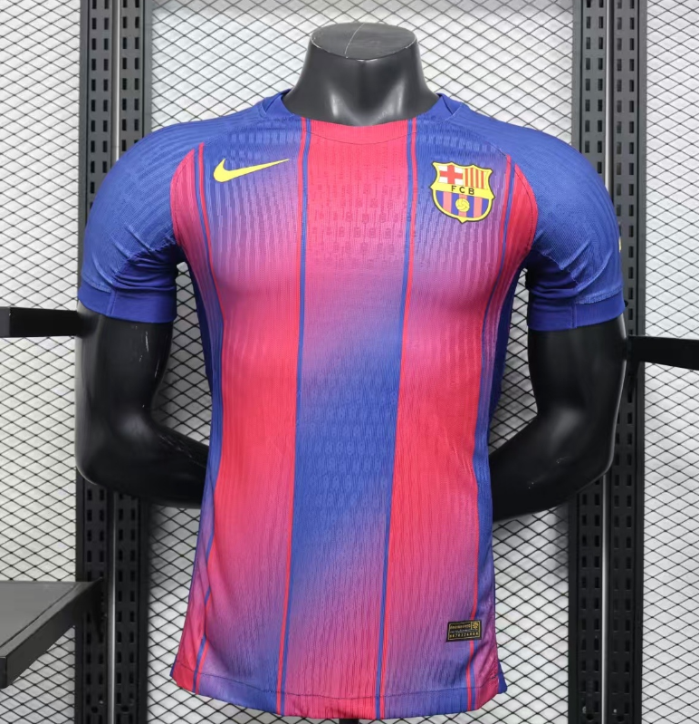2025/2026 Player Version Barcelona Home No Ads Football Jersey AAA fan-grade