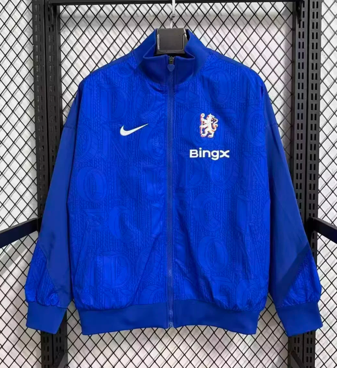 2025/2026 Chelsea Windbreaker blue Football Shirt AAA fan-grade
