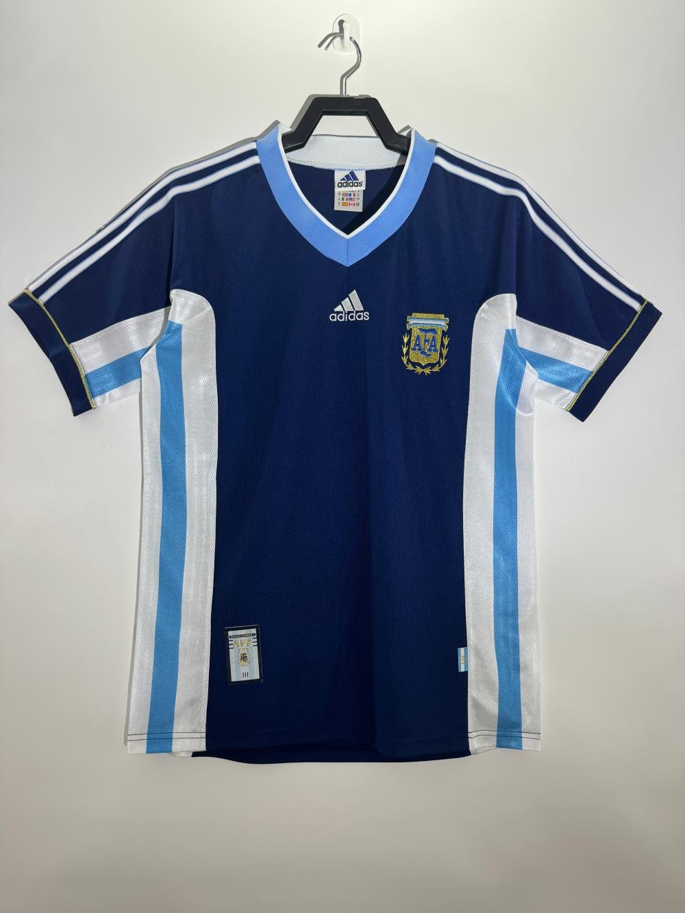 1998 Retro Argentina National Team Away Jersey AAA fan-grade