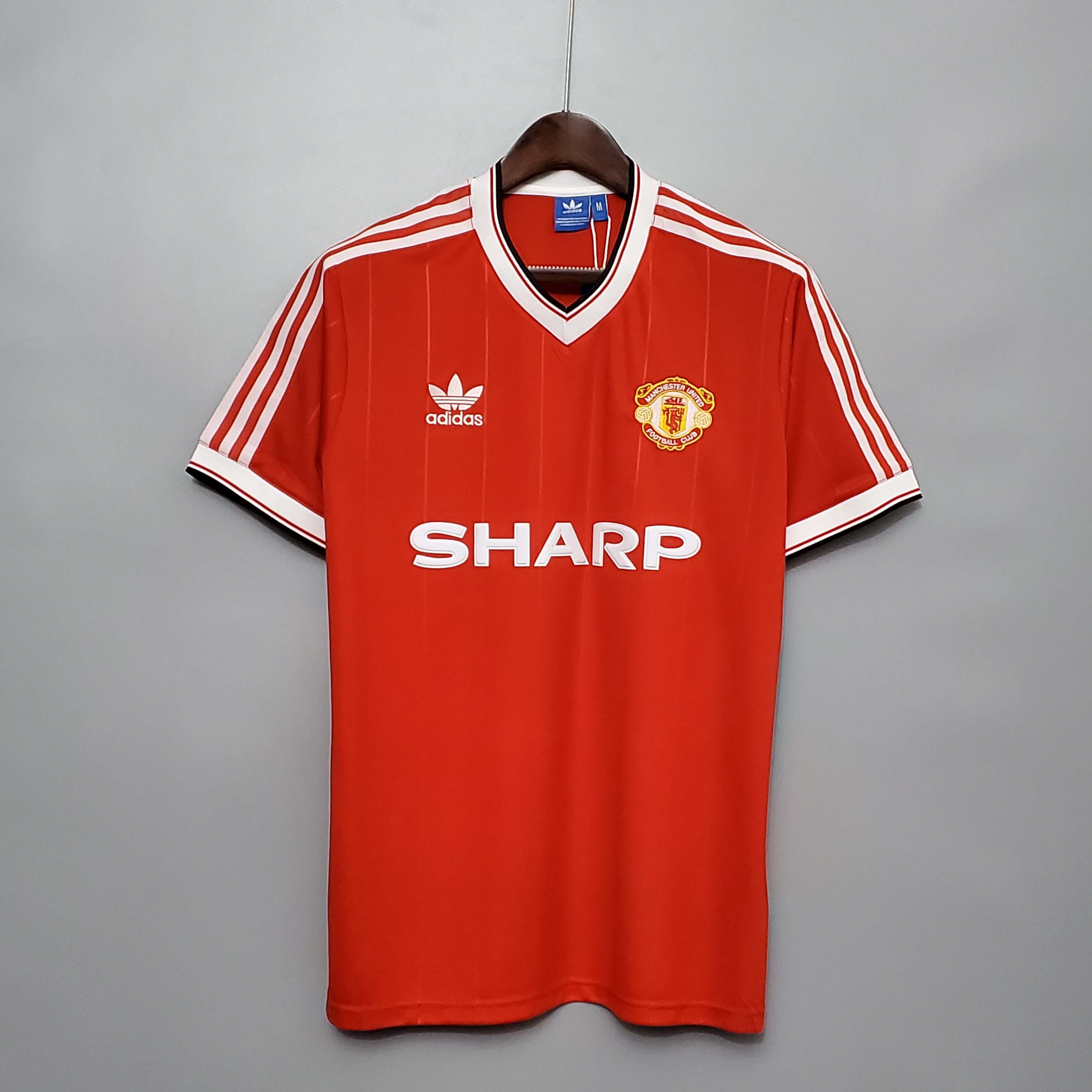 1983/1984 Retro Manchester United Home Football Shirt AAA fan-grade