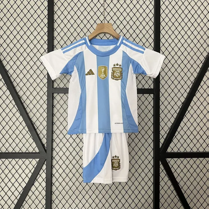 2024 Argentina National Team Home Football Shirt AAA fan-grade Kids Size