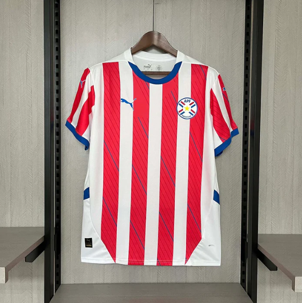 2024 Paraguay National Team Home Football Shirt AAA fan-grade