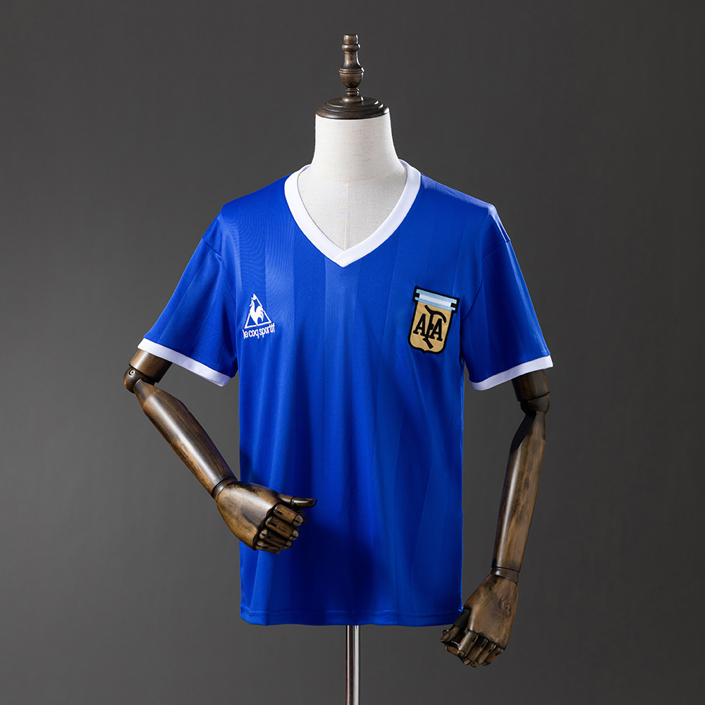 1986 Retro Argentina National Team Away Jersey