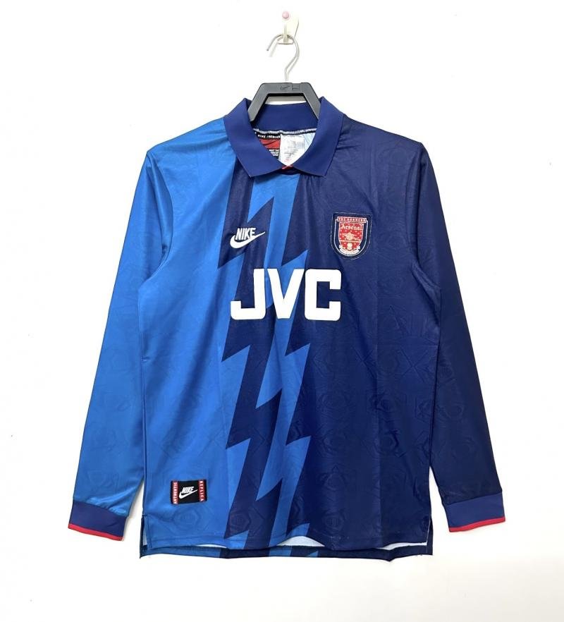 1995-1996 Retro Long Sleeve Arsenal Away Football Shirt AAA fan-grade