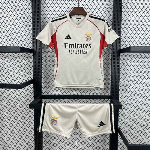 2025/2026 Benfica Visitante Camiseta de Fútbol Calidad Tailandesa Talla Infantil