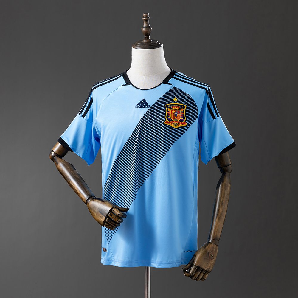 2012 Retro Spanien Auswärtstrikot AAA Fan-Qualität