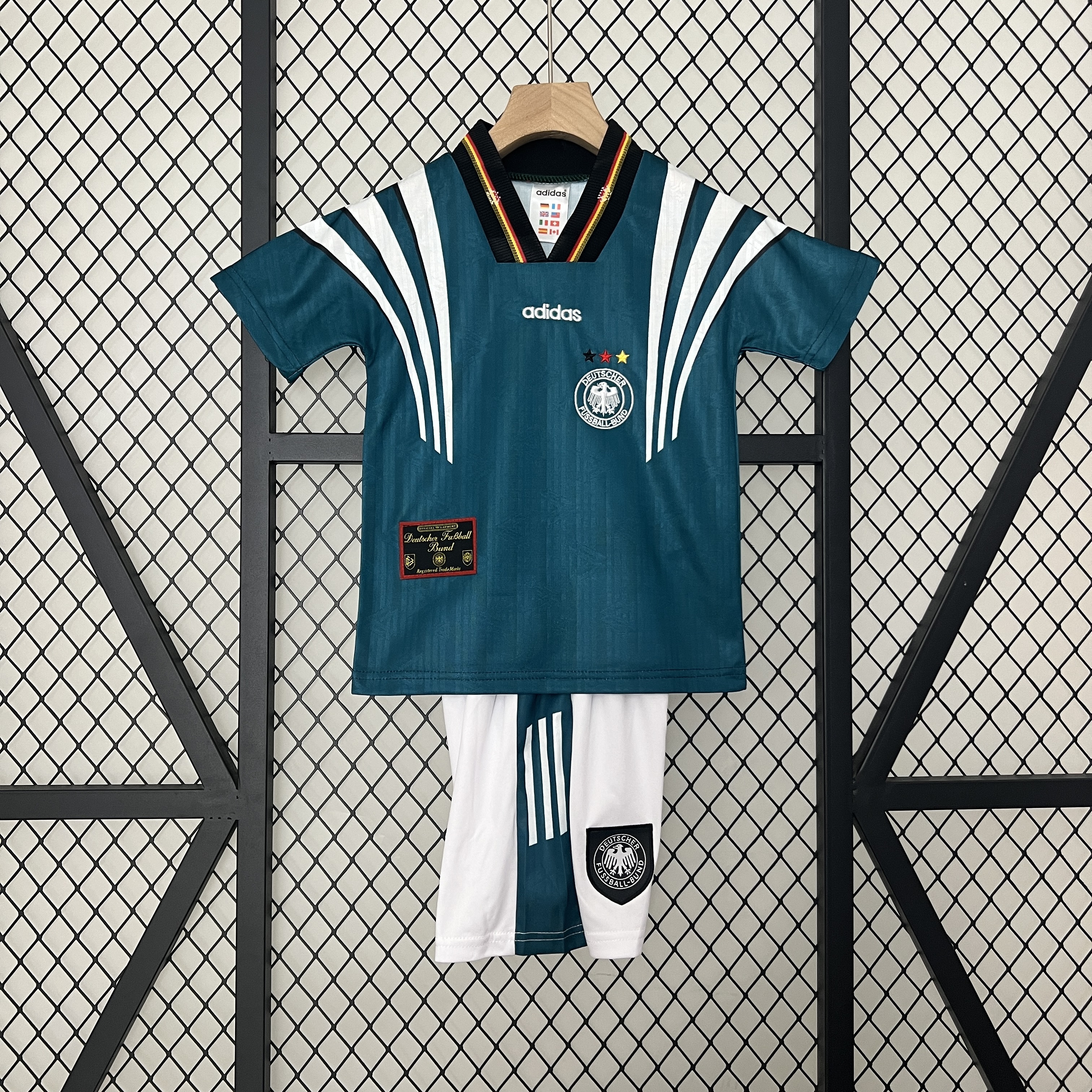 1996 Retro Germany Away Football Shirt AAA fan-grade Kids Size