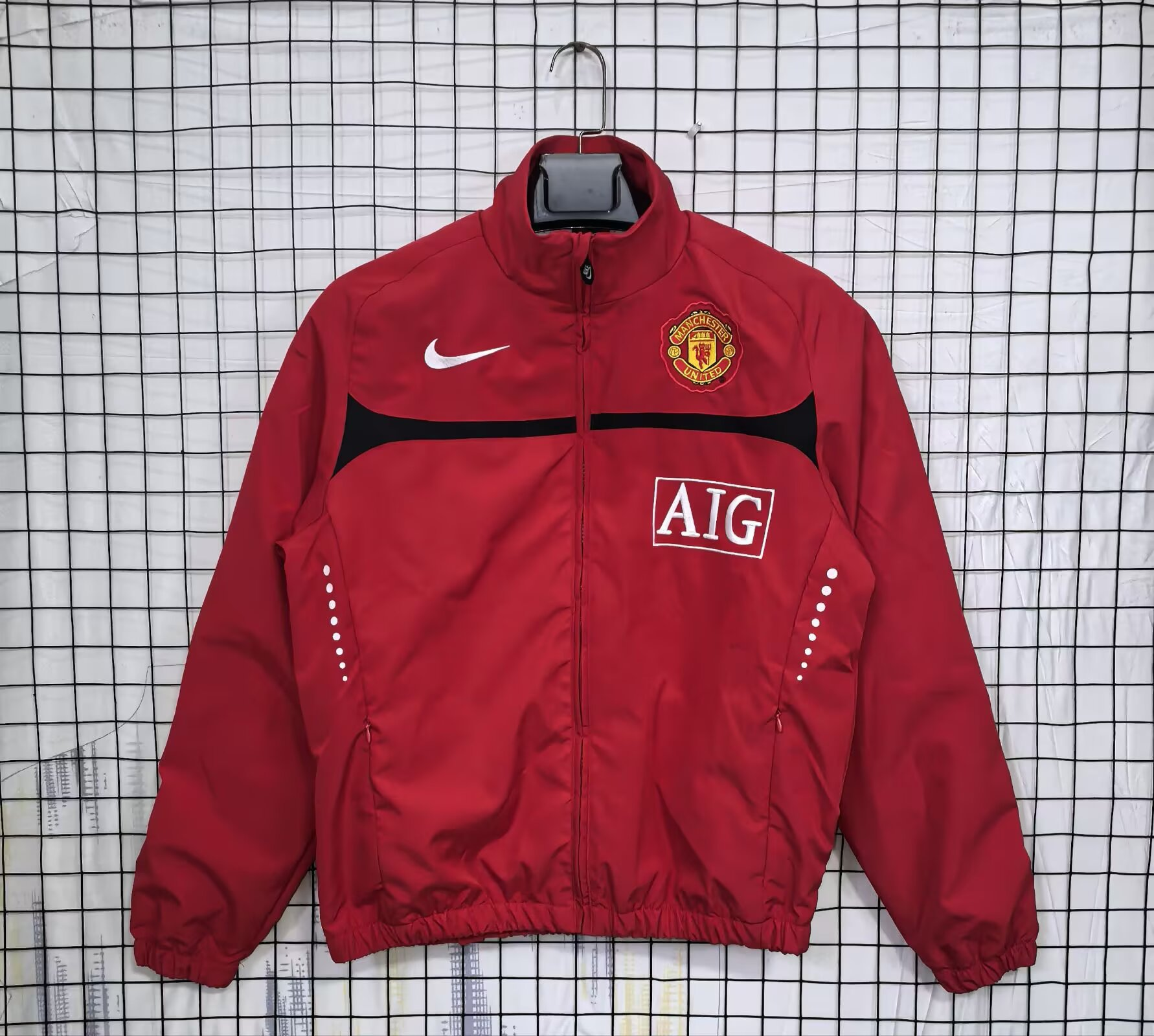 2025/2026 Manchester United Windbreaker Red Football Jersey 1:1 Thai Quality