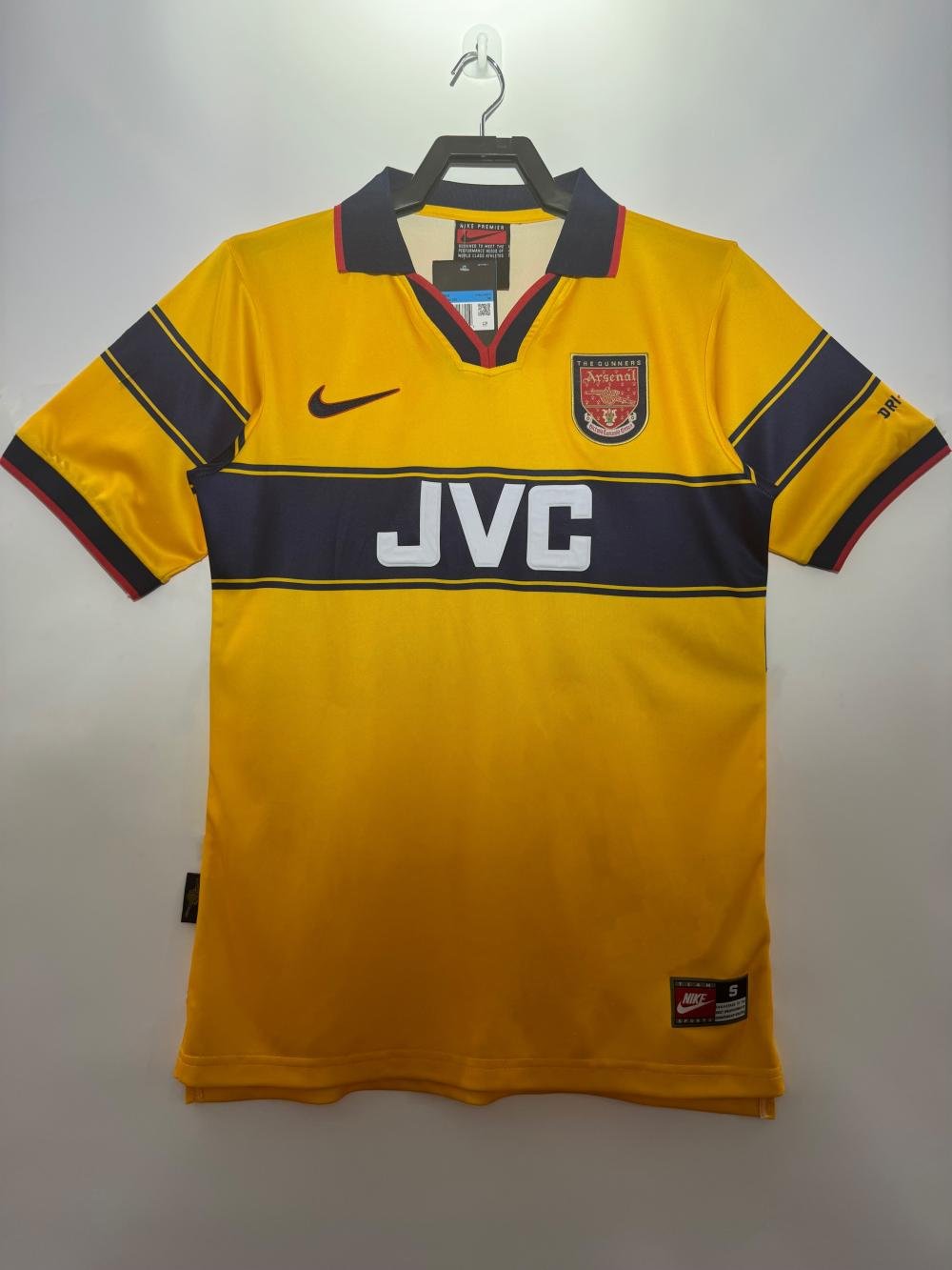 1997-1999 Retro Arsenal Away Football Shirt AAA fan-grade
